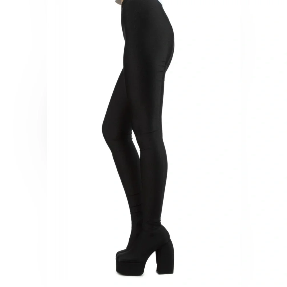AKIRA Black Platform Boots